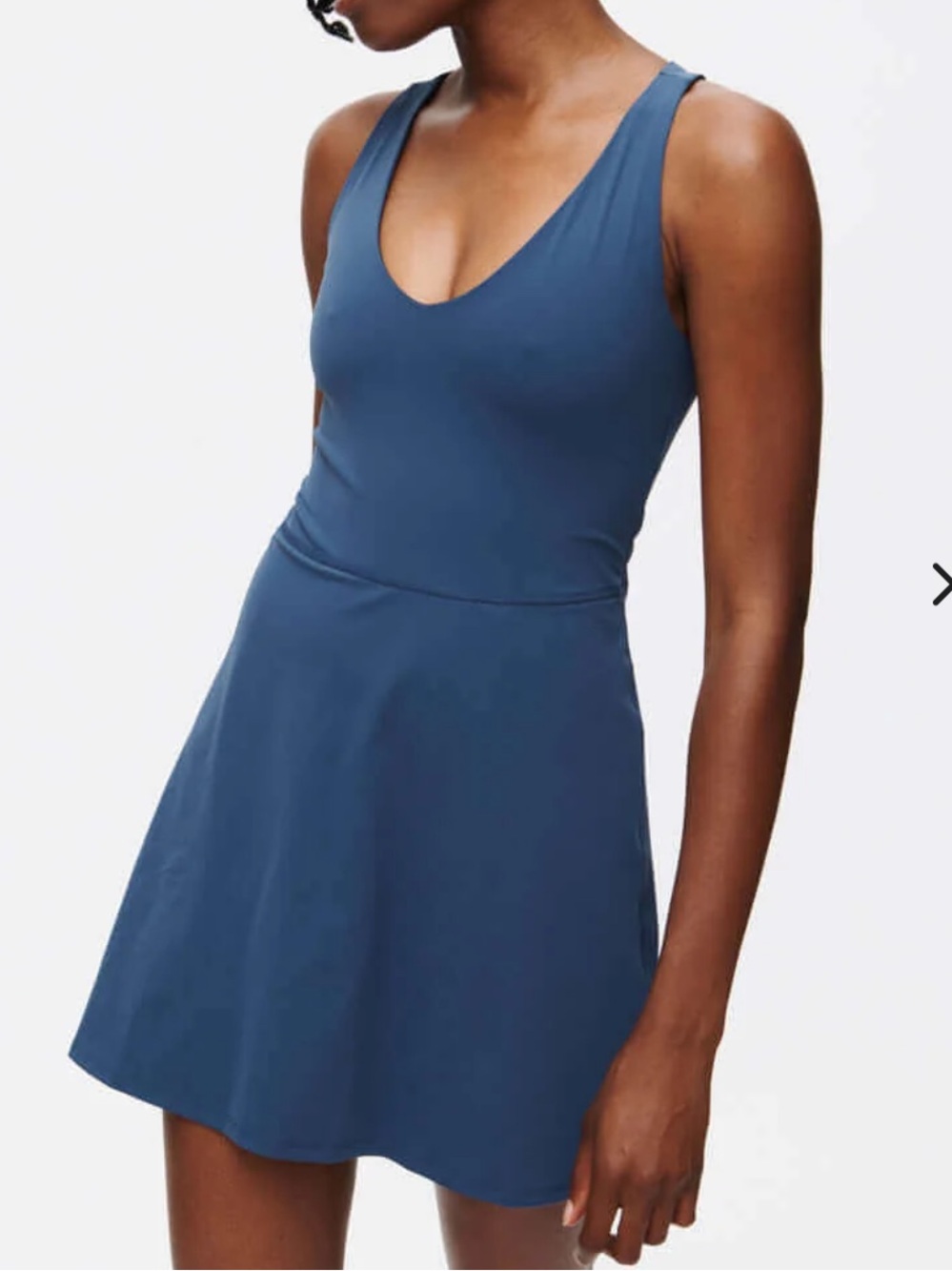 Outdoor Voices Reservoir Blue Volley Dress XS